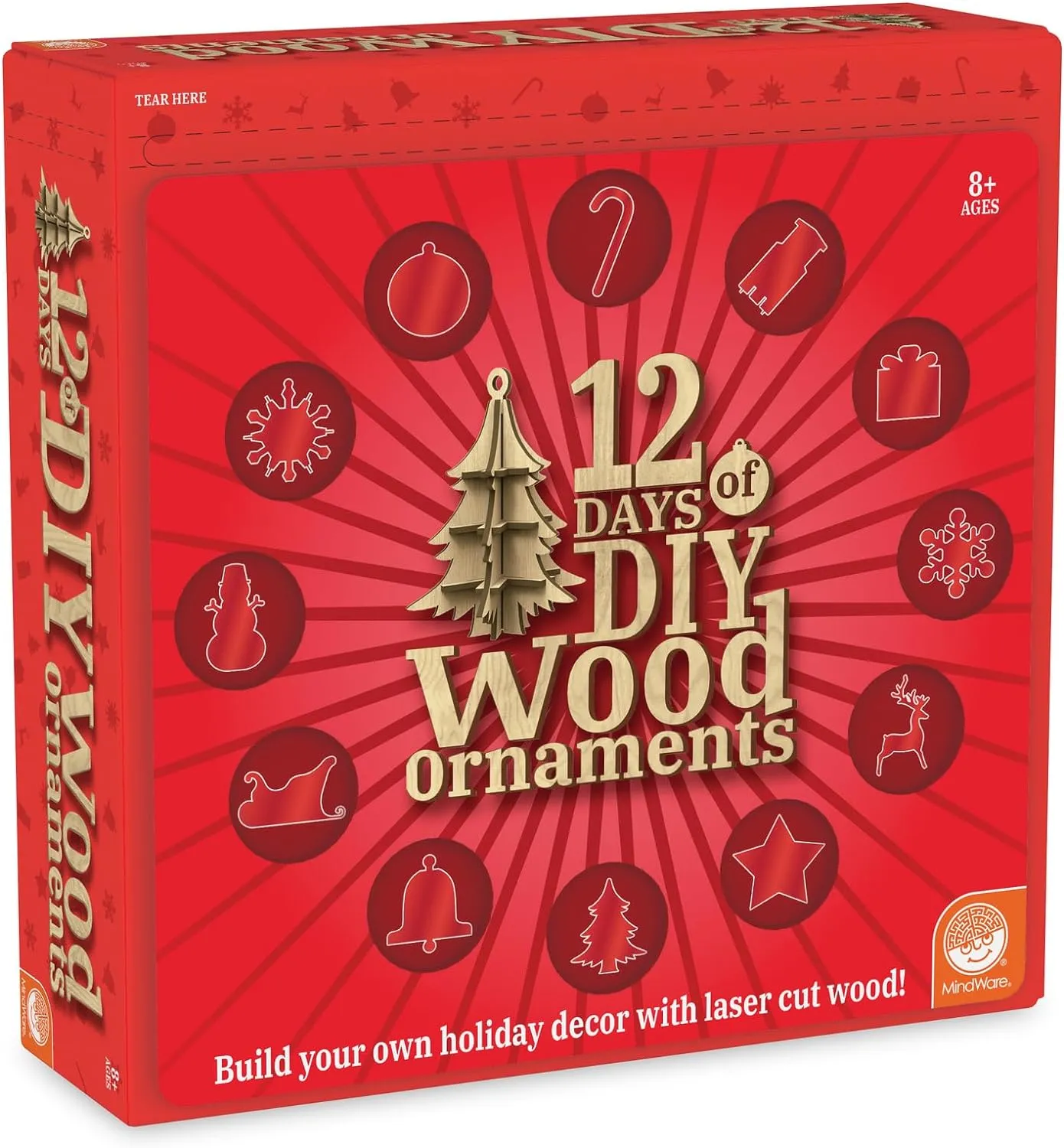 12 Days of Wood Ornaments