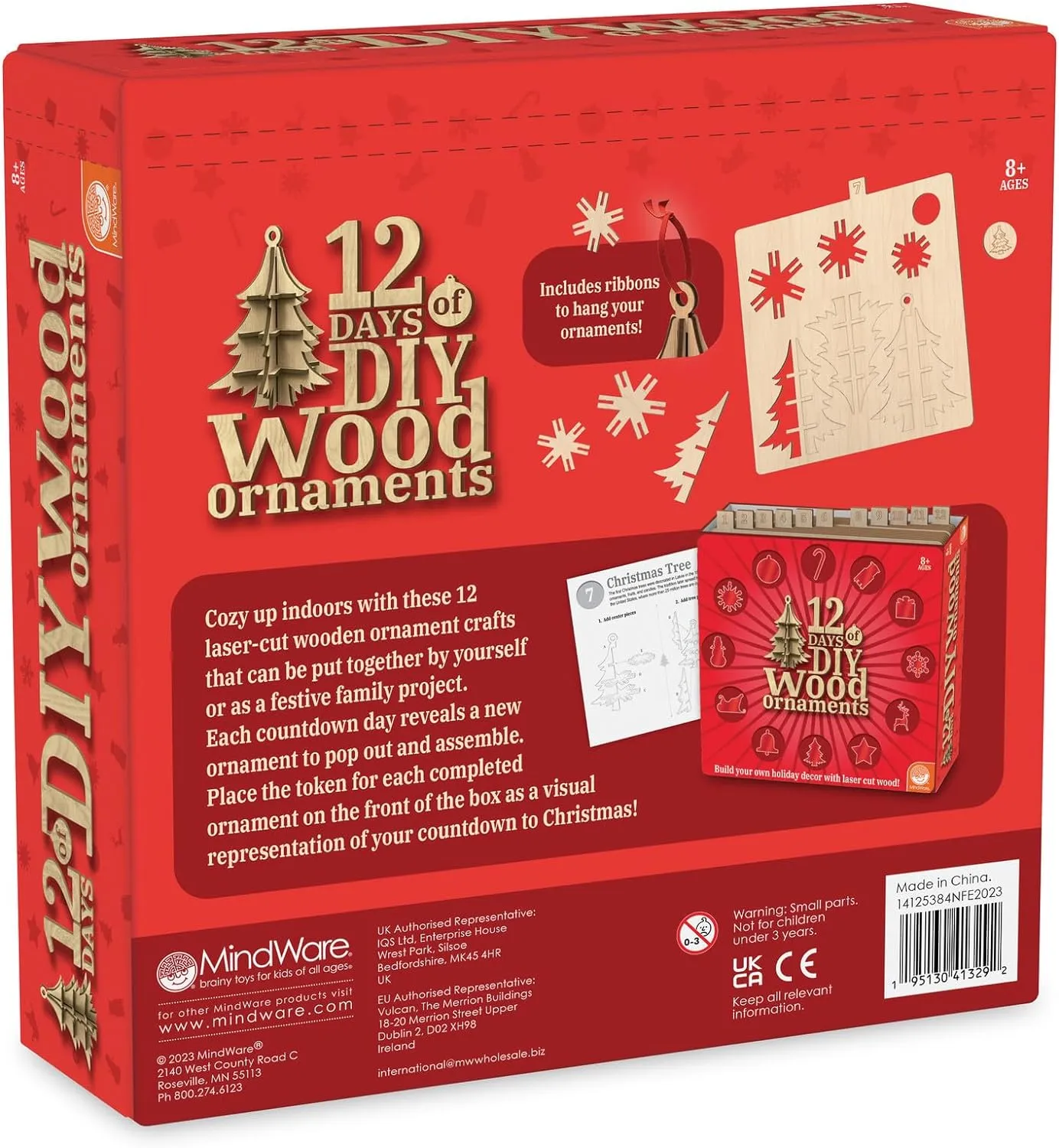12 Days of Wood Ornaments
