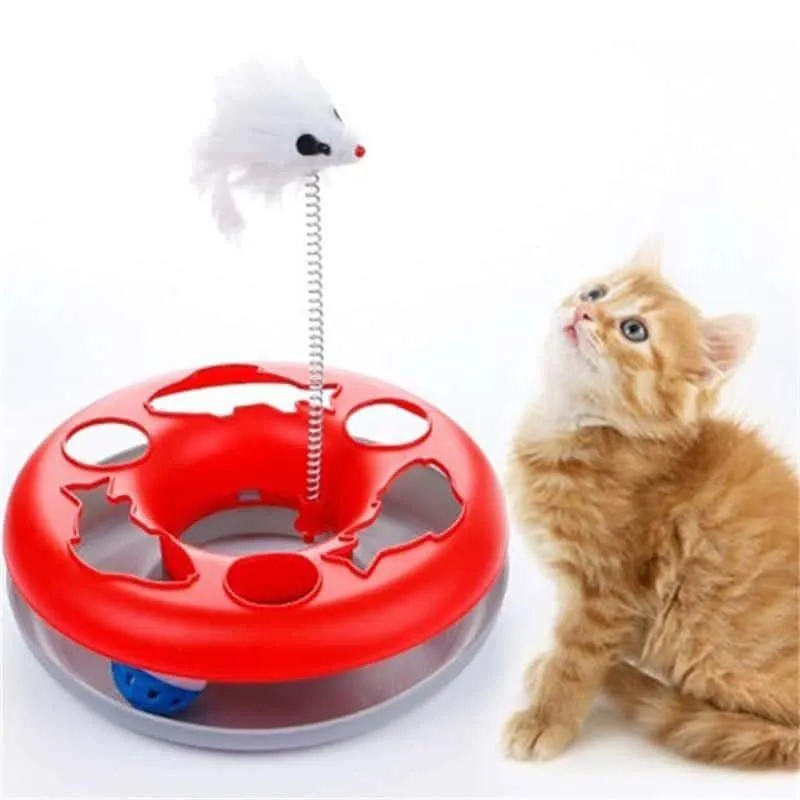 Cat's Toy with Bouncing Mouse