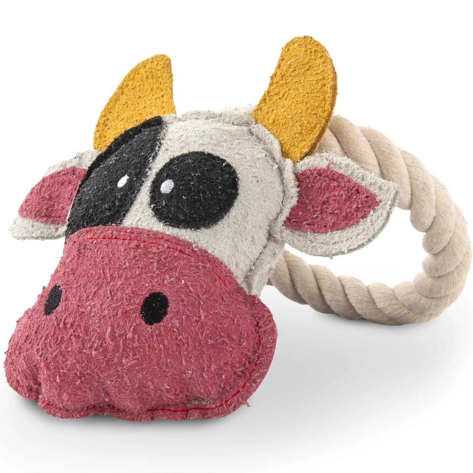 Cow Loop Rope Dog Toy