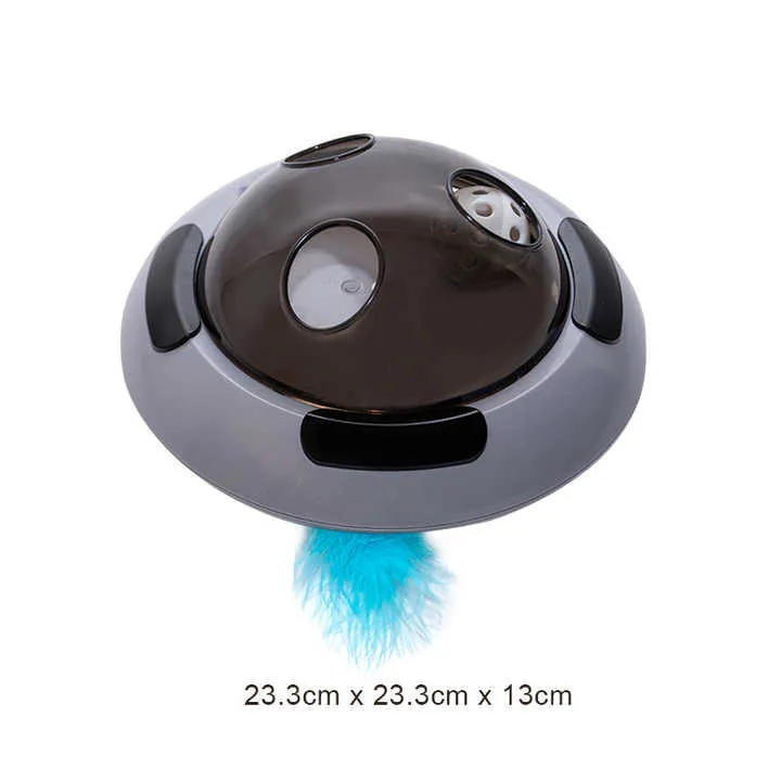 Creative UFO Electric Cat Toy Flashing-لعبة قطط كهربائية