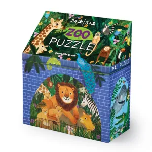 Crocodile Creek 24 Piece Puzzle- Zoo
