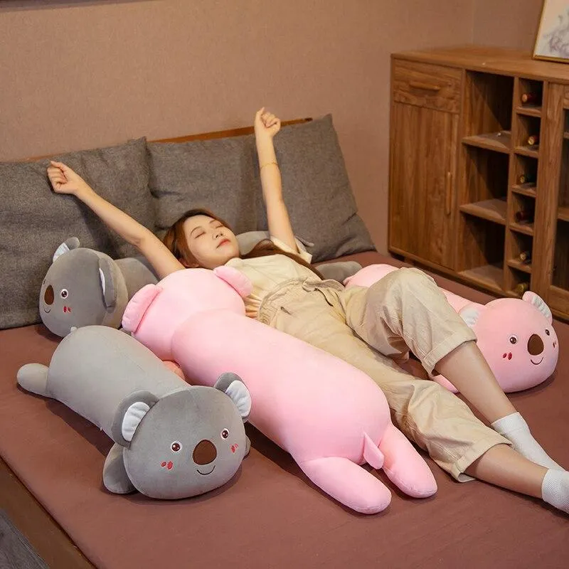 Cuddly Kawaii Koala Stuffed Animals Long Snuggle Buddy Plushies