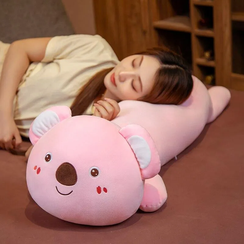 Cuddly Kawaii Koala Stuffed Animals Long Snuggle Buddy Plushies