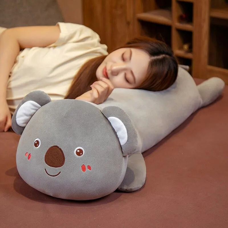 Cuddly Kawaii Koala Stuffed Animals Long Snuggle Buddy Plushies