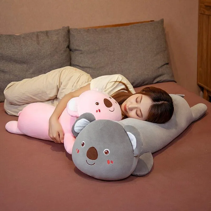 Cuddly Kawaii Koala Stuffed Animals Long Snuggle Buddy Plushies