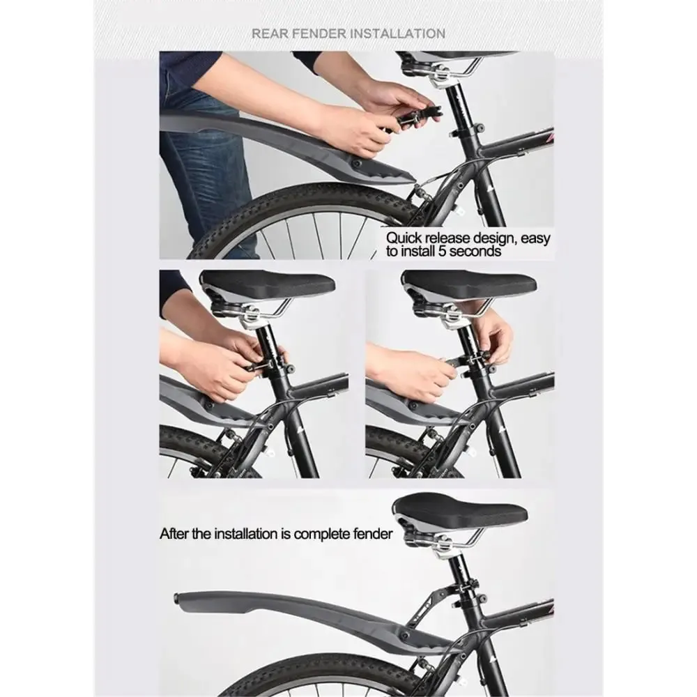 Durable Bicycle Fender with Led Light