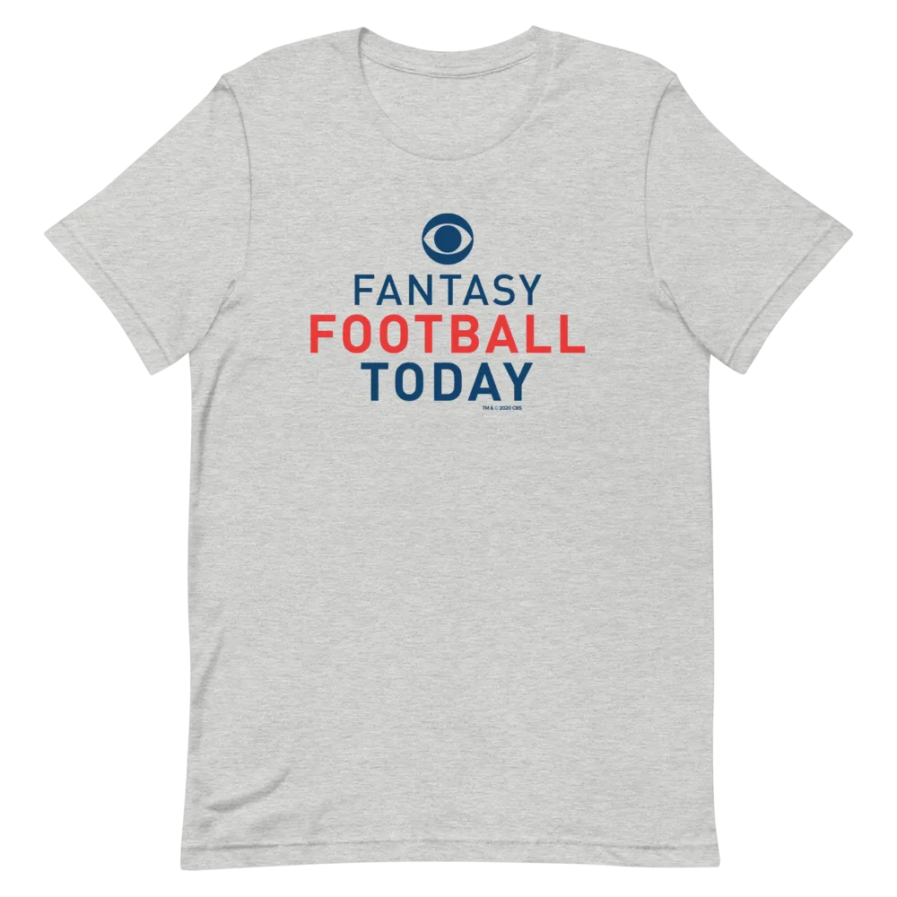 Fantasy Football Today Podcast Logo Adult Short Sleeve T-Shirt