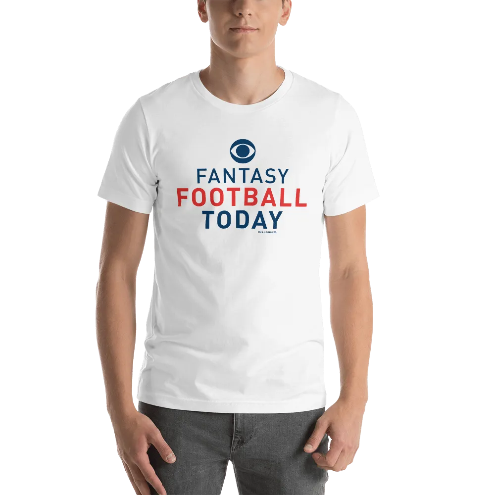 Fantasy Football Today Podcast Logo Adult Short Sleeve T-Shirt
