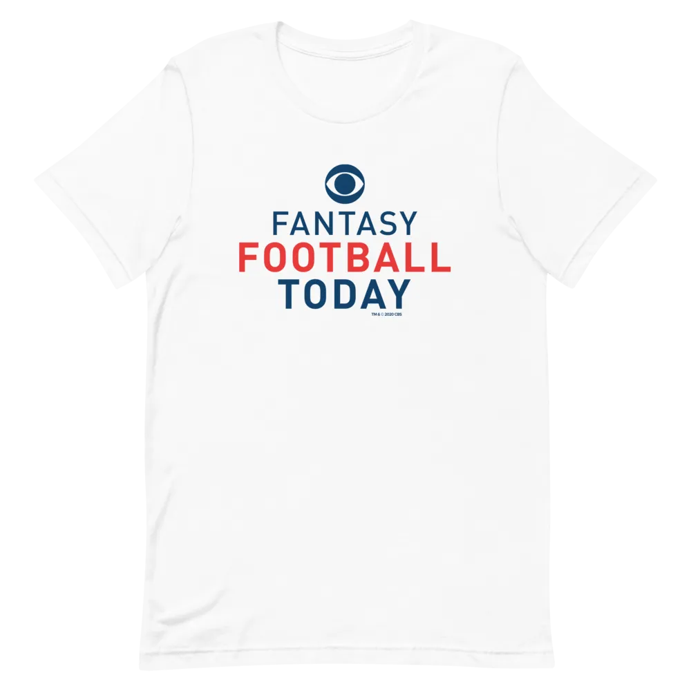 Fantasy Football Today Podcast Logo Adult Short Sleeve T-Shirt