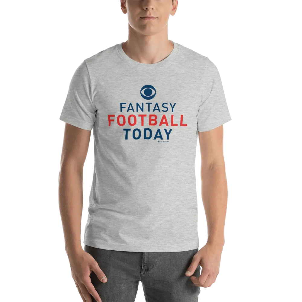 Fantasy Football Today Podcast Logo Adult Short Sleeve T-Shirt
