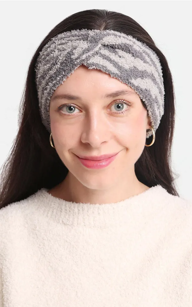JHB103 Animal Print Luxury Soft Twist Knot Headwrap - 12PC SET