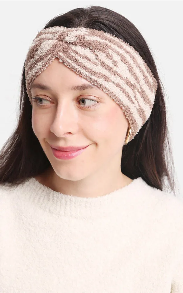 JHB103 Animal Print Luxury Soft Twist Knot Headwrap - 12PC SET