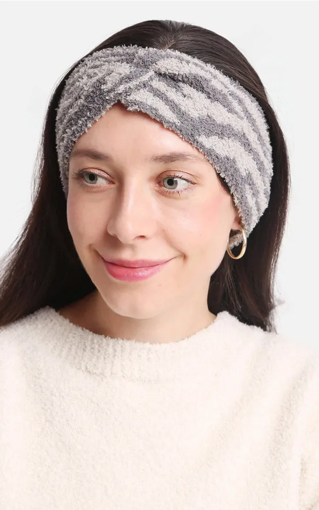 JHB103 Animal Print Luxury Soft Twist Knot Headwrap - 12PC SET