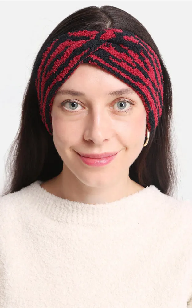 JHB103 Animal Print Luxury Soft Twist Knot Headwrap - 12PC SET