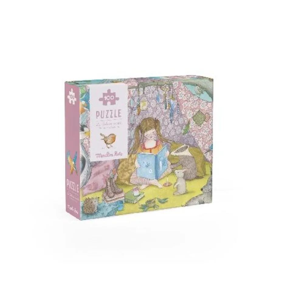 Moulin Roty Les Rosalies - Secret Playhouse Puzzle 100 pcs