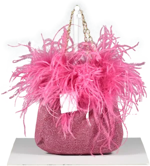 Osree Pink Mini Hs23 Lumire Plumage Tote Bag