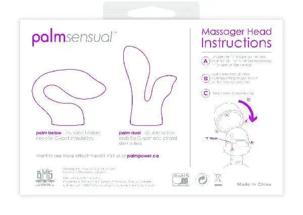 PalmSensual Massager Heads (For use with Palm Power)