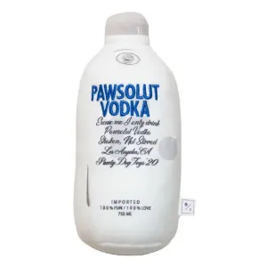Pawsolut Vodka Plush Dog Toy