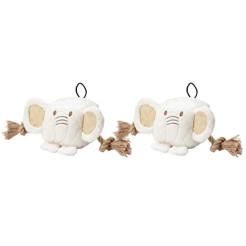 Petique, Cute Chunky Elephant Dog Toy