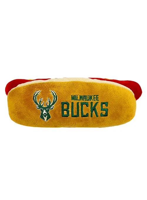 Pets First Hot Dog Milawukee Bucks Pet Toy