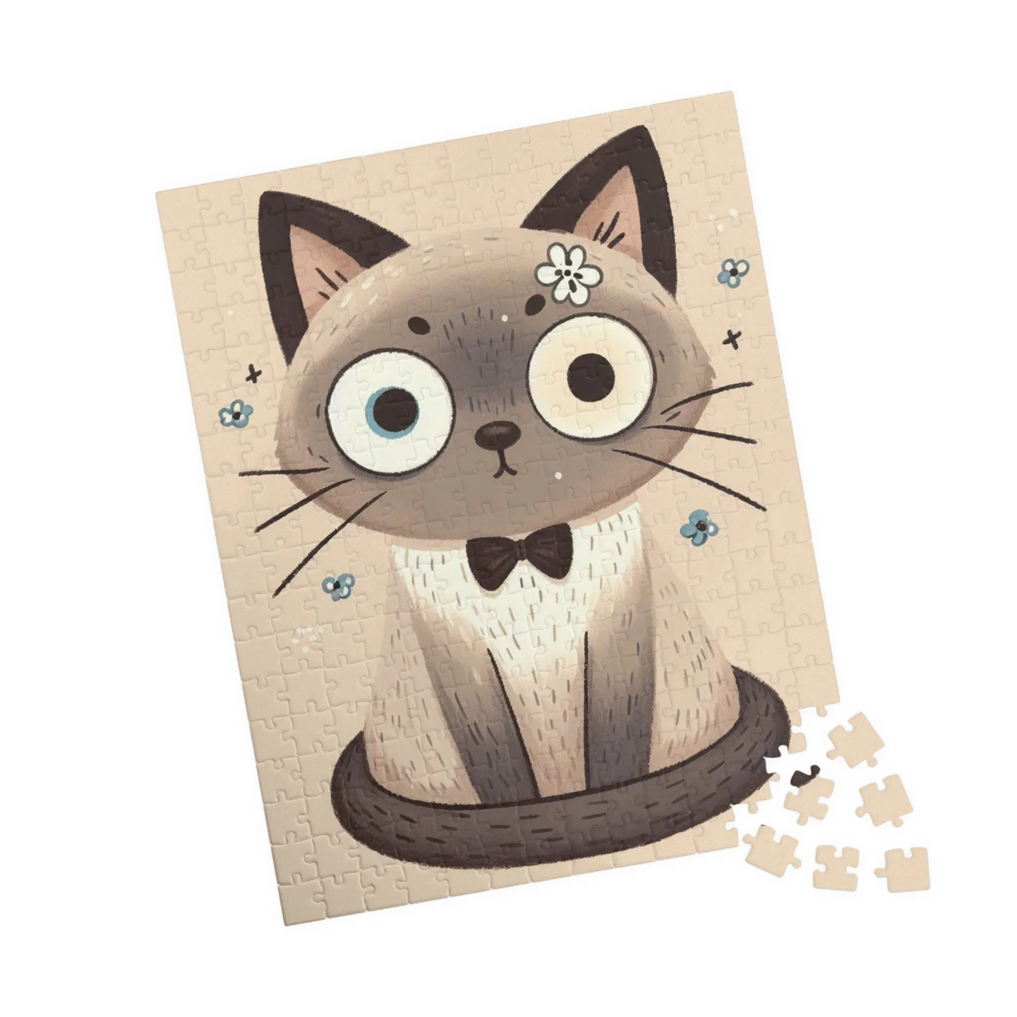 Spazzy Siamese Cat  - Puzzle (110, 252, 520)