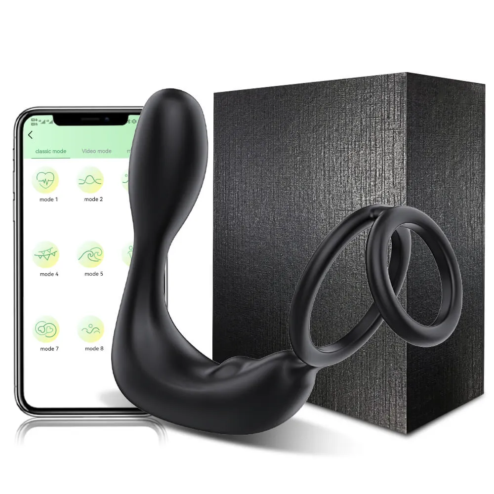 Wireless Remote Control Prostate Massager Anal Vibrator Penis Cock Rings Delay Ejaculation Butt Plug