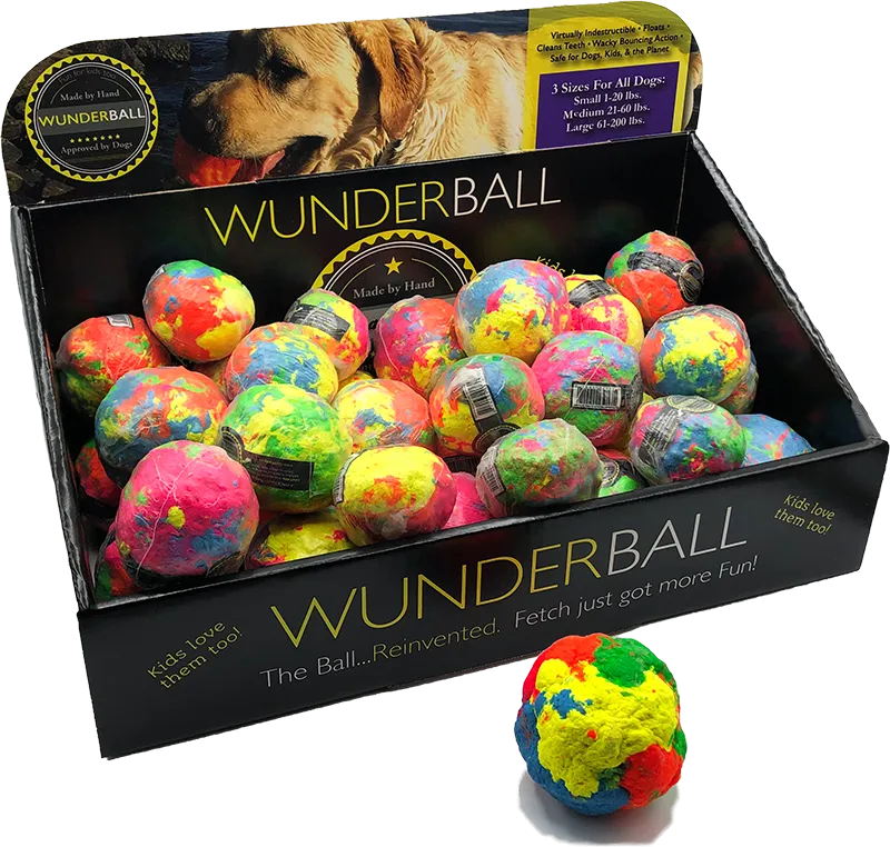 Wunderball Dog Toy Fetch Ball by WackyWalkr